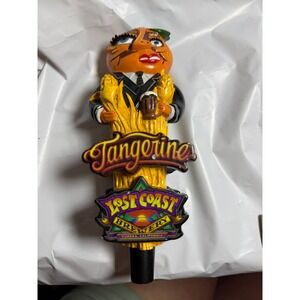 Lost Coast Brewery Tangerine Wheat Beer Tap Handle Eureka California 8 Inch